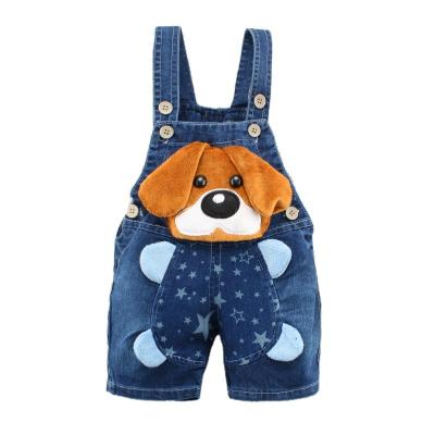 China Sustainable Baby Overalls Girls Kids Clothes Pants Toddler Infant Boy Pants Denim Shorts Jeans for sale