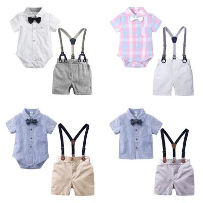 China Custom Smart Casual Hot Sale Fashion Summer Baby Boy Outfits Sets Spring Comfortable Children Clothes Kids Casual Suit for sale