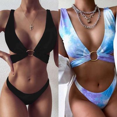 China Plus size 2022 new color wholesale multicolor cut swimsuit lady swimsuit pure distinct sexy bikini manufacturers for sale