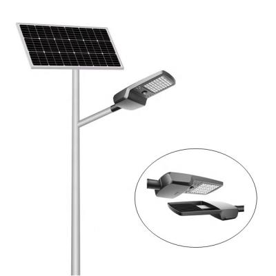 China ROUTE New Model Design Led Street Light Outdoor Solar Product 60W 80W 100W Integrated Solar Panel Street Light 7600 Lumens for sale