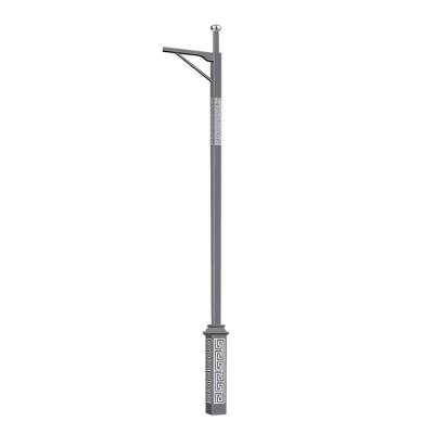 China Cheap Square Manufacture Q235 3m 5m 6m 8m 12m Pole Street Light Galvanized Single Arm Double Pole Street Light for sale