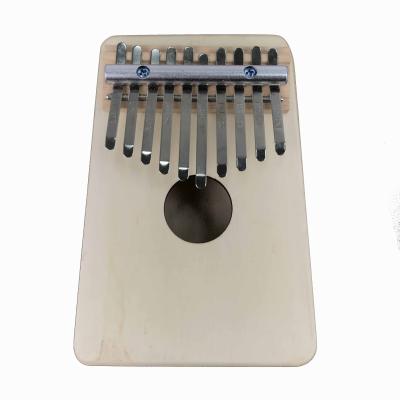 China Beige Log 10 Keys Finger Thumb Piano Kalimba Musical Toy Musical Instrument For Beginners for sale