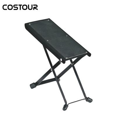 China Iron Glue Guitar Footrest Non-slip Folding Metal Footrest Pedal+Acoustic Guitar Adjustable Metal Antiskid for sale