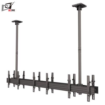 China Plastic Ceiling 90 Degree Swivel Tilt Digital Signage TV Mount TV Bracket for sale