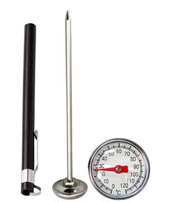 China Dishwasher Kitchen, BBQ Household Thermometers Safe/Commercial Products Meat Thermometer Accurate Measure 0 - Silver 220F for sale