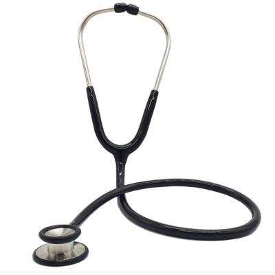 China Cardiology Adult Pediatric Infant Neonatal Stethoscope Medical Equipment Tool Steel Double Head For Doctor for sale