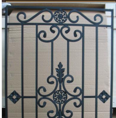 China 20mm Front Door Inserts Wrought Iron Glas voor Deurdecoratie Te koop