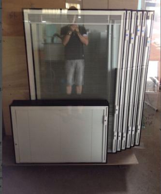 China 50MM 1.2M Glass Panels With Zonneblinden binnen Glas voor Franse Deuren Noiseproof Te koop