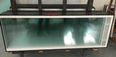 China las persianas de 25.4m m entre las persianas planas de cristal de la forma para las puertas del patio calientan al OEM del aislamiento en venta