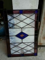 China 2.5CM  2M Antique Adhesive Leaded Beveled Glass For Windows Entryway for sale