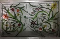 China 300mm 200mm Victorian Leaded Stained Leaded Glass Patina Caming for sale