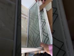 Customized glass with frame for entrance doors