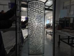 Luxury Decorative Entry Door Glass Inserts | Handcrafted Front Door Glass Panels | Premium