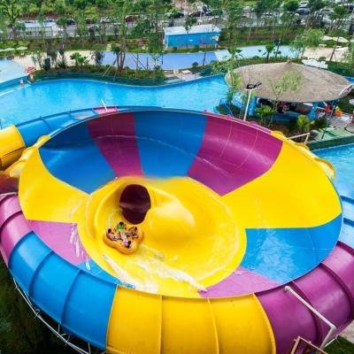 China Colorful Large Fiberglass Slide for Water Park for sale