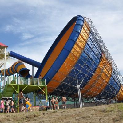 China                  Colorful Aqua Amusement Park Equipment Fiberglass Big Trumpet Water Slide              for sale