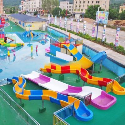 China Humanisierung Design Vergnügungspark Wasserrutsche für Kinder Erosionsbeständig zu verkaufen