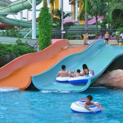 China Customization Family Raft Water Slide Aqua Park Equipment 4m Height for sale