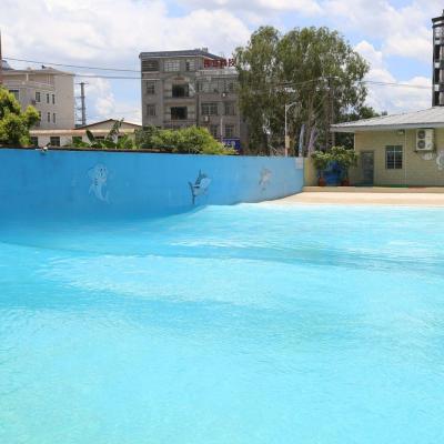 China Kleurrijke max 1,5m hoogte Aqua Wave zwembad Voor pretpark Te koop