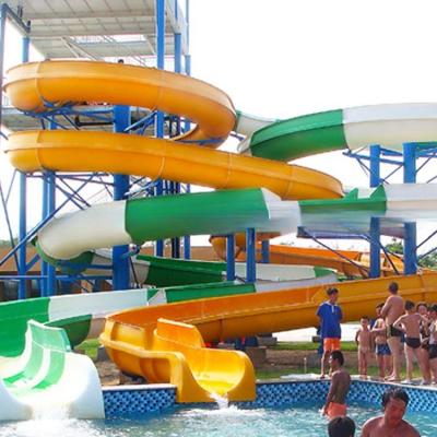 China Commercial Fibreglass Tube Water Slide With 0.85m Inner Width for sale