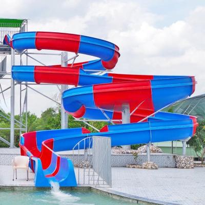 Chine OEM/ODM Glissière d'eau en spirale ouverte pour parc d'attractions en plein air à vendre