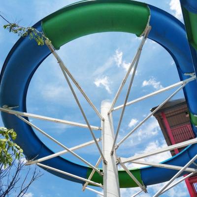 China Customization Spiral Water Slide Screaming Fiberglass Screw ISO9001 for sale