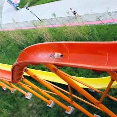 China Internationale standaard vrije val gekke waterslippen voor aquatentpark Te koop