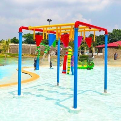 China Glasfaser mehrfarbige Wasserpark Eimer Vergnügungs-Wasserpark Spray-Spielzeug zu verkaufen