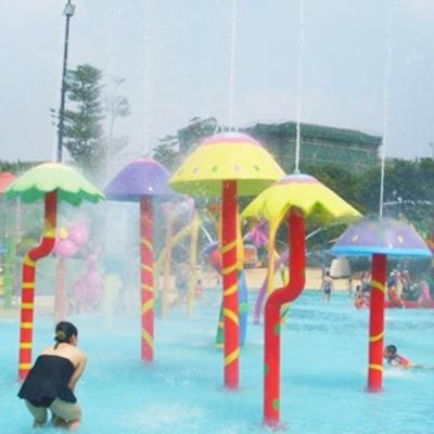 China Farbige Pilze Glasfaser Wasserpark Spray Spiele zu verkaufen