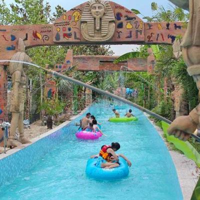 China Aquapark op maat Lazy rivier met golven Te koop