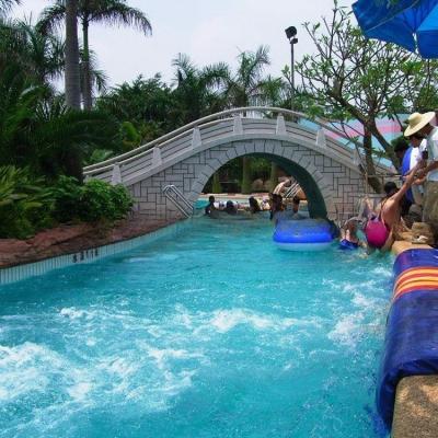 China Künstliche Gezeiten Splash Country Lazy River Am Wasserpark Anpassung zu verkaufen