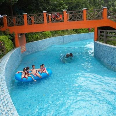 China SGS Certified Colourful Adult Lazy River Water Slide Easy Installation for sale