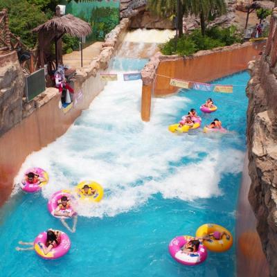 China 128.5KW Leistung Extreme vorgefertigte Lazy River für den Wasserpark zu verkaufen