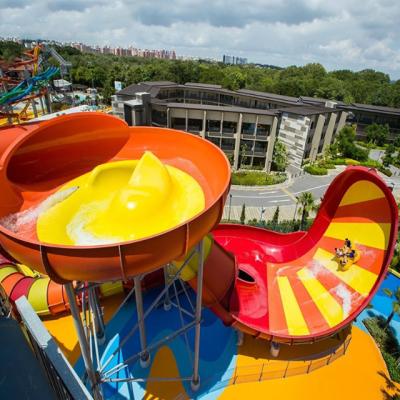 Chine Grand équipement de parc aquatique Fibre de verre toboggan aquatique pour adultes pour parc à thème parc d'attractions aquatiques à vendre