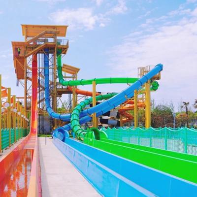 China Excited Outdoor Aqualoop Water Slide for Theme Water Park for sale