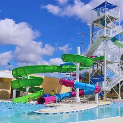 China Parque acuático piscina combinación de tubo espiral tobogán para adultos en venta