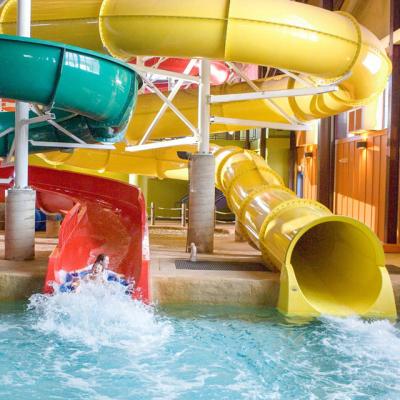 China Water Parks Fiberglass Slide Playground Equipment Water Slides for Family Outdoor Aqua Park for sale