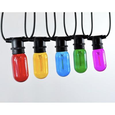 China Glass Bulb T45 Low Voltage LED Patchable Multicolor Party Light 10L for sale