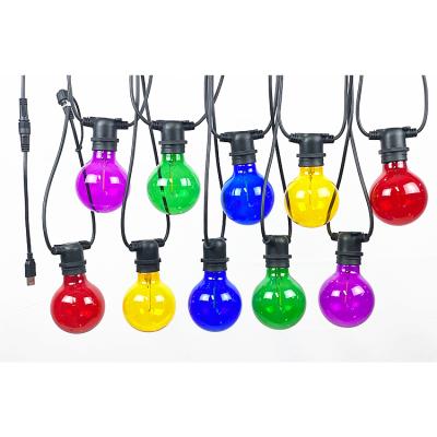 China G80 USB Hanging Low Voltage Outdoor Garden Led Light Landscape 10L for sale