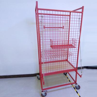 China Easy Movable Powder Coating Auto Body Shop Parts Carts for sale