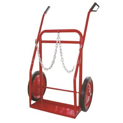 China Convenience Hand Easy Moved Gas Cylinder Cart Powder Coated for sale