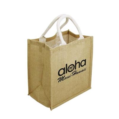 China Reusable Manufacturers Wholesale Burlap Tote Jute Bags Online Shopping for sale