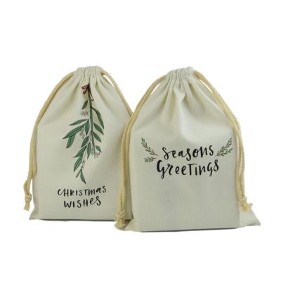 China Disposable Organic Drawstring Dust Cotton Pouch Bag for sale