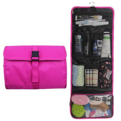 China Travel Toiletry Bag Waterproof Cosmetic Makeup Organizer Kit Wash Bag Travel Hanging Case For Bathroom Shower for sale