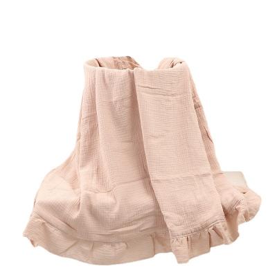 China Sustainable baby products hot selling 2023 muslin towels swaddle blankets Baby bath towel comforters baby blankets for sale