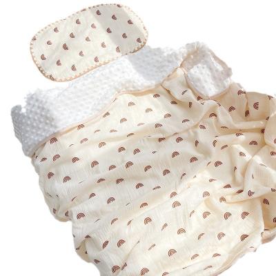 China Sustainable baby products hot selling 2023 muslin towels swaddle blankets Baby bath towel comforters baby blankets for sale