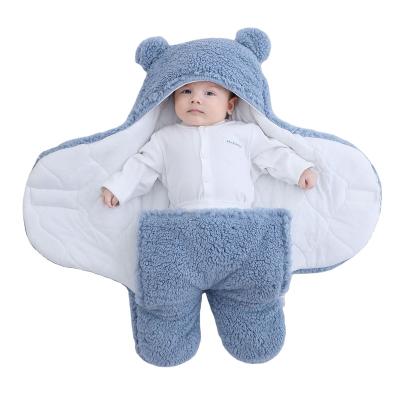 China Breathable Baby Comfy Split Leg Sleeping Bag Soft Newborn Infant Printed Bamboo Cotton Clothes With Back Mesh for sale