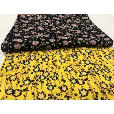 China Sustainable with best quality 100% rayon Georgette printed fabric for pajamas and home wear for sale