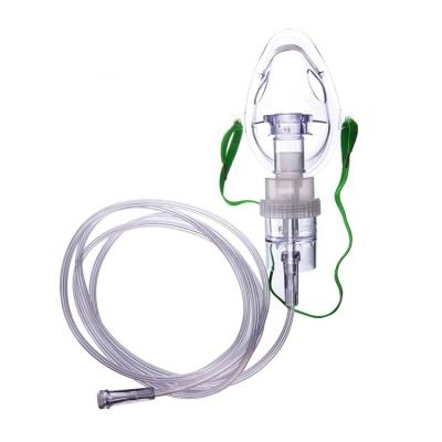 China High Quality PVC Medical Disposable Oxygen Mask With Nebulizer Latex Free for sale