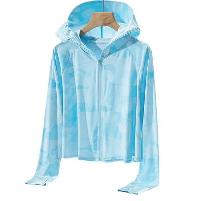 China Camouflage Sunscreen Clothing Thin Skin Coat Long Sleeve Summer Zipper Youth Casual Loose Rainproof Zipper Hoody for sale