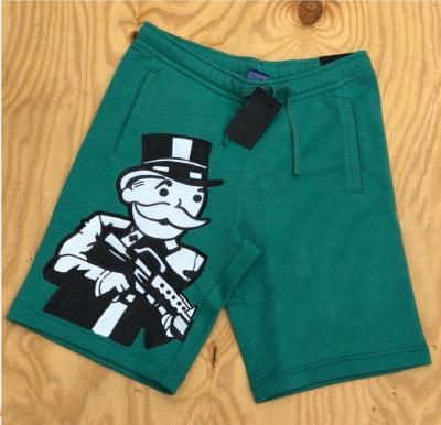 China W582 Anti-Wrinkle Mens Cotton Shorts Low MOQ Cartoon Drawstring Jogging Joggers Shorts Men for sale